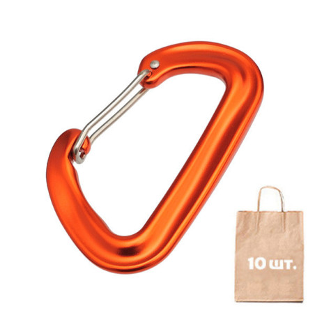 Карабін Металевий Evac Carabiner. Упаковка 10 шт.