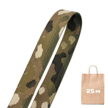 Стрічка Ремінна жакардова  MultiCamouflage  IRR 25 мм