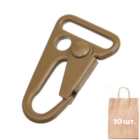 Карабін Металевий Ghost Hook 25 мм, Type 1. Упаковка 10 шт.