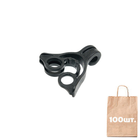 Фіксатор з гачком Mini Squeeze Hook 3 мм WJ. Упаковка 100 шт.