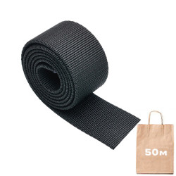 Стропа ременная Elastic Belt 38 мм. Рулон 50 м