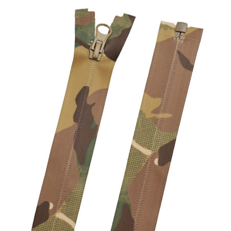 Блискавка №5 Reversed WR Multi Camouflage + Tan 80 см