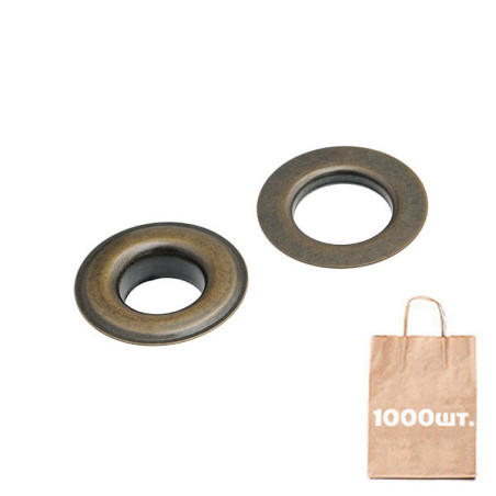 Люверс 12 мм RING RONTORLU WITH METAL WASHER. Упаковка 1000 шт.