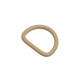 Полукольцо металлическое D-ring, 25 мм