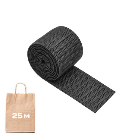 Резинка ребриста посилена 40 мм, 25 м