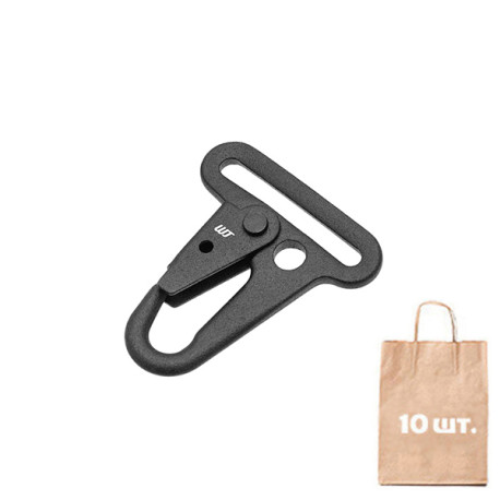 Карабин Metal Rifle Hook 38 мм WJ. Упаковка 10 шт.