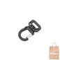 Карабін для ключів 10 мм Swivel Round Hook WJ. Упаковка 100 шт. Карабін для ключів 10 мм Swivel Round Hook WJ. Упаковка 100 шт.