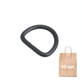 Полукольцо металлическое D-ring, 30 мм. Упаковка 10 шт.