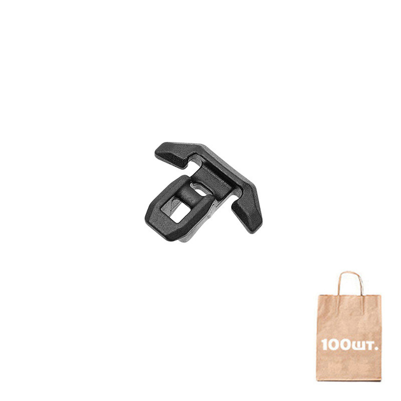 Гачок для регулювання 2-3 мм Tyde Adjust Cord Toggle WJ. Упаковка 100 шт. Гачок для регулювання 2-3 мм Tyde Adjust Cord Toggle WJ. Упаковка 100 шт.