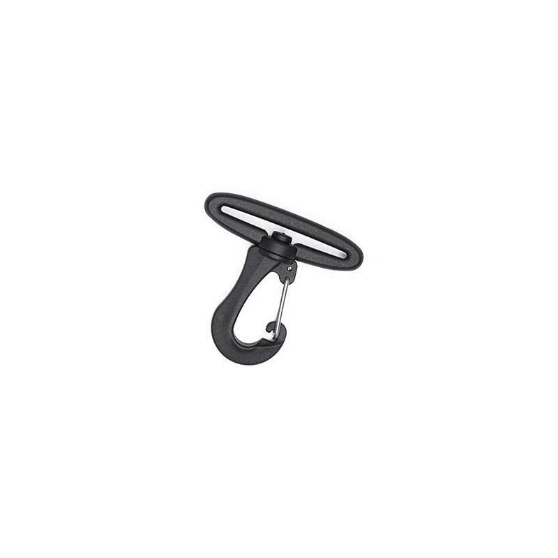 Карабин 50 мм Smoothy Metal Hook WJ Черный