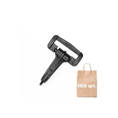 Карабін 30 мм Standard Snap Hook WJ. Упаковка 100 шт.