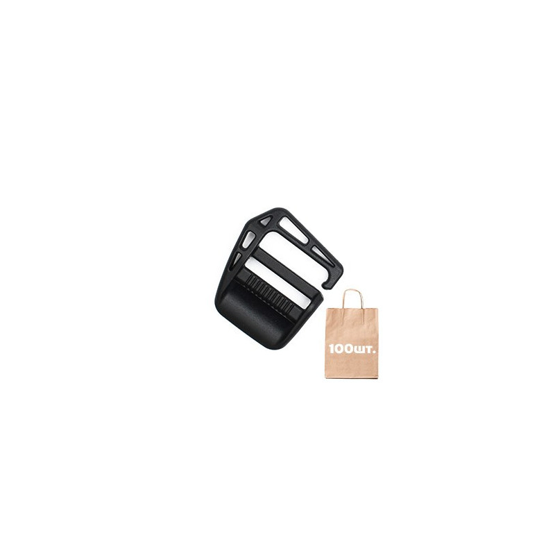 Компресионный крючок 25 мм Tension Hook (Left). Упаковка 100 шт. черный