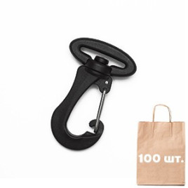 Карабін 25 мм Smoothy Metal Hook WJ. Упаковка 100 шт.