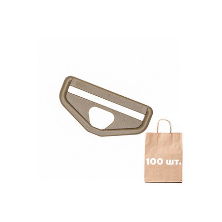 Рамка для карабина 50 мм Snap Hook Loop WJ. Упаковка 100 шт. койот