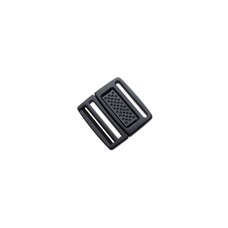 Плоский Фастекс 20 мм Low Profile Center Push Buckle WJ черный