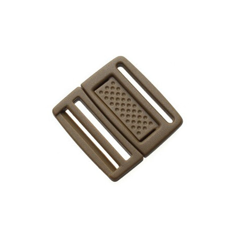 Плоский Фастекс 20 мм Low Profile Center Push Buckle WJ. Упаковка 50 шт.