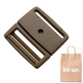 Плоский Фастекс 20 мм Low Profile Center Push Buckle WJ. Упаковка 50 шт.