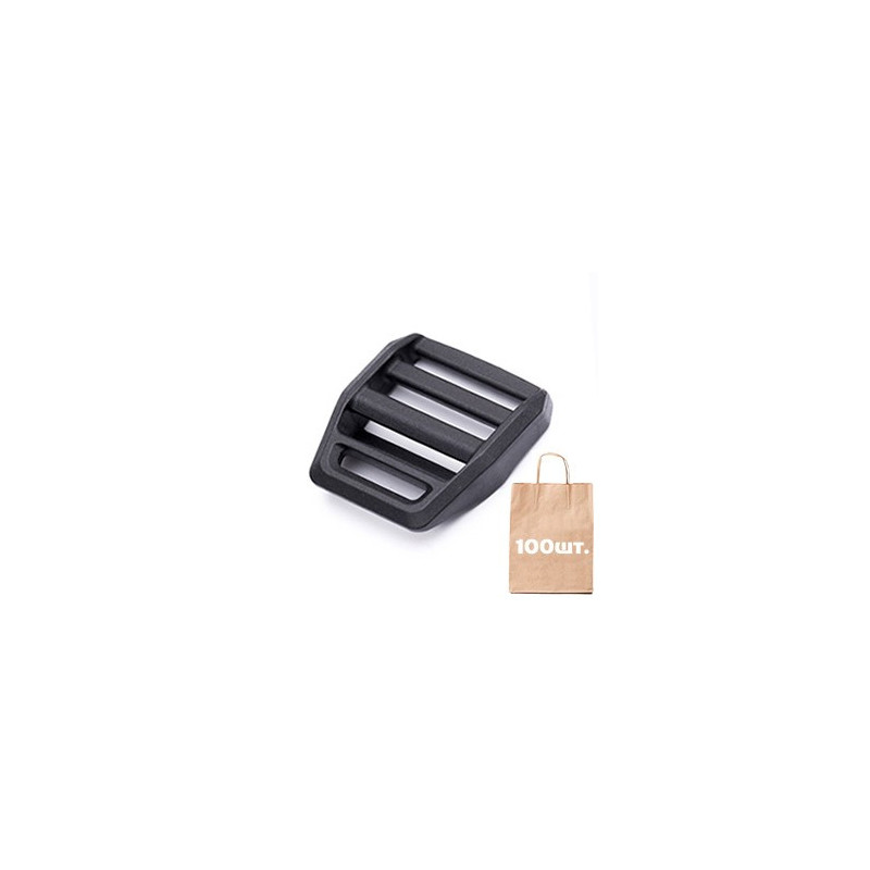 Регулятор ременю 25 мм Z-Lock Black WJ. Упаковка 100 шт.