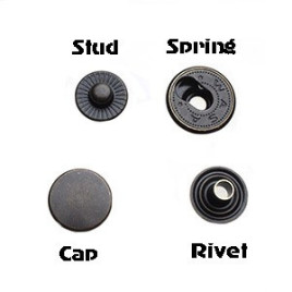 Кнопка Wasa Sweden тип 6S S-Lock 15 мм