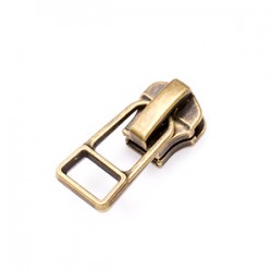 Бегунок №5 Auto Lock Wire puller Metal zipper ATQ brass