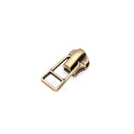 Бегунок №5 Auto Lock Wire puller Metal zipper ATQ brass