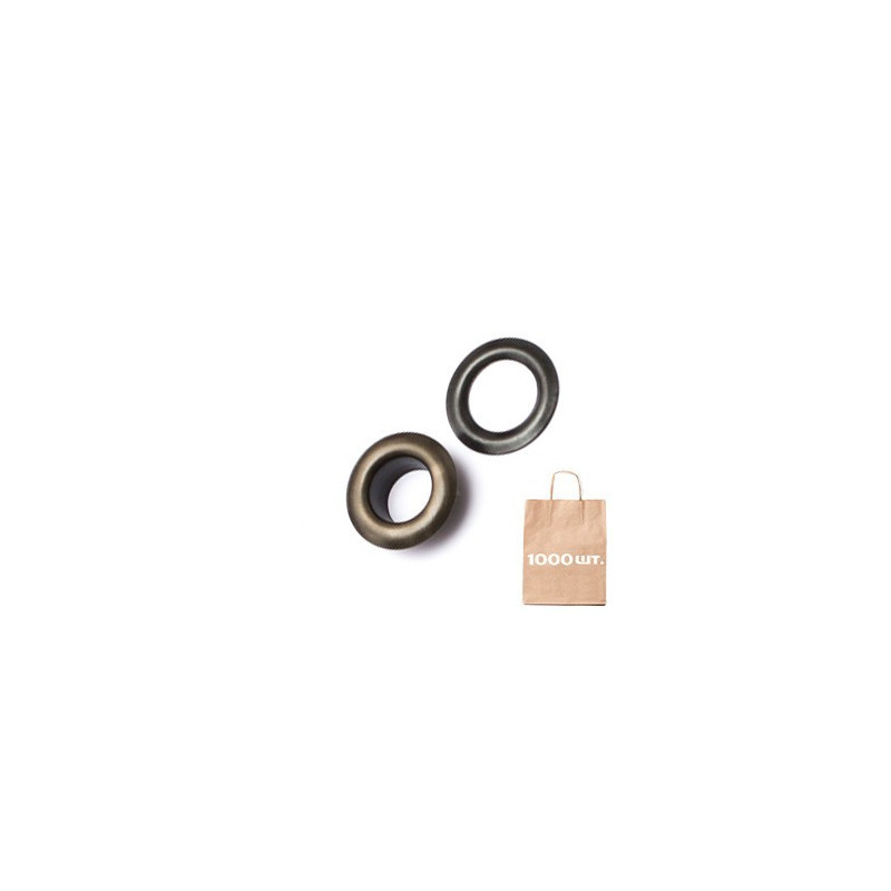 Люверс 8 мм NO:5 BRASS EYELET. Упаковка 1000 шт.
