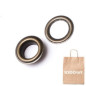 Люверс 9,35 мм NO:24 NARROW CONTOUR BRASS EYELET. Упаковка 1000 шт.
