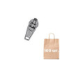 Бегунок №3 Semi Lock, Gun Metal. Упаковка 100 шт.
