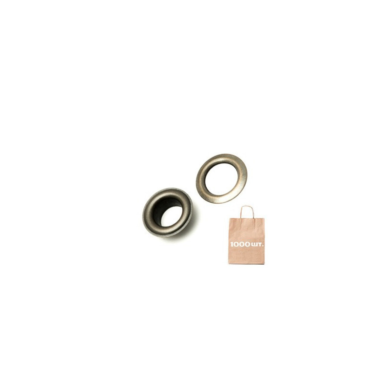 Люверс 8 мм NO:5 CONTOUR BRASS EYELET. Упаковка 1000 шт.