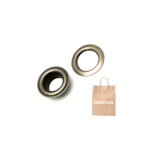 Люверс 8 мм NO:5 CONTOUR BRASS EYELET. Упаковка 1000 шт.
