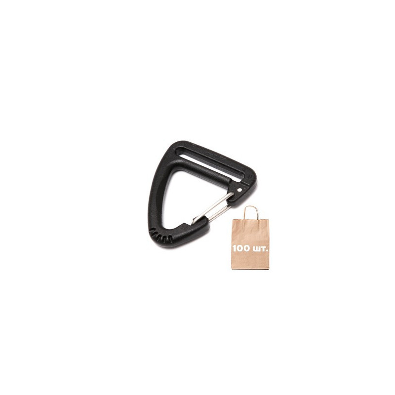 Карабін 25 мм Triangle Metal Hook WJ. Упаковка 100 шт.