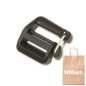Компрессионный крючок с замком 20 мм H.D. Gate Keeper Lock Left WJ. Упаковка 100 шт.