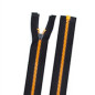 Молния №3 Тракторная Black/Bright Orange (Black Slider) 80 см