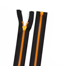 Молния №3 Тракторная Black/Bright Orange (Orange Slider) 70 см