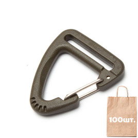 Карабін 25 мм Triangle Metal Hook WJ. Упаковка 100 шт.