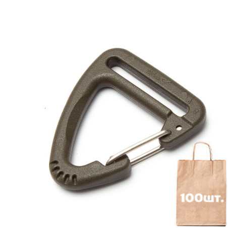 Карабін 25 мм Triangle Metal Hook WJ. Упаковка 100 шт.