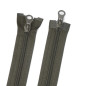 Молния №8 Спиральная Dark Olive 2 бегунка 90 см