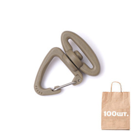 Карабін 25 мм Swivel Triangle Metal Hook WJ. Упаковка 100 шт.