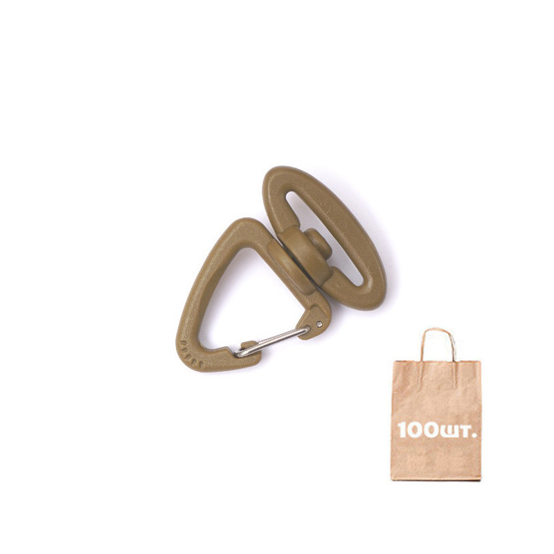 Карабин 25 мм Swivel Triangle Metal Hook WJ