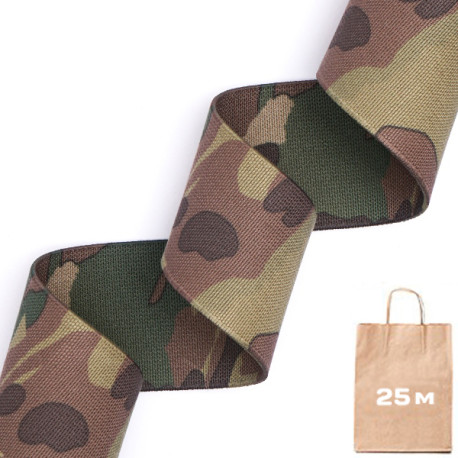 Резинка 50 мм Multi Camouflage UHD TWO-SIDE, 25 м