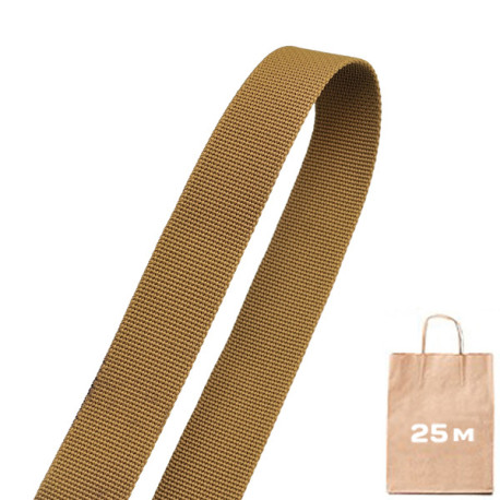 Лента Ременная 25 мм. Рулон 25 м.